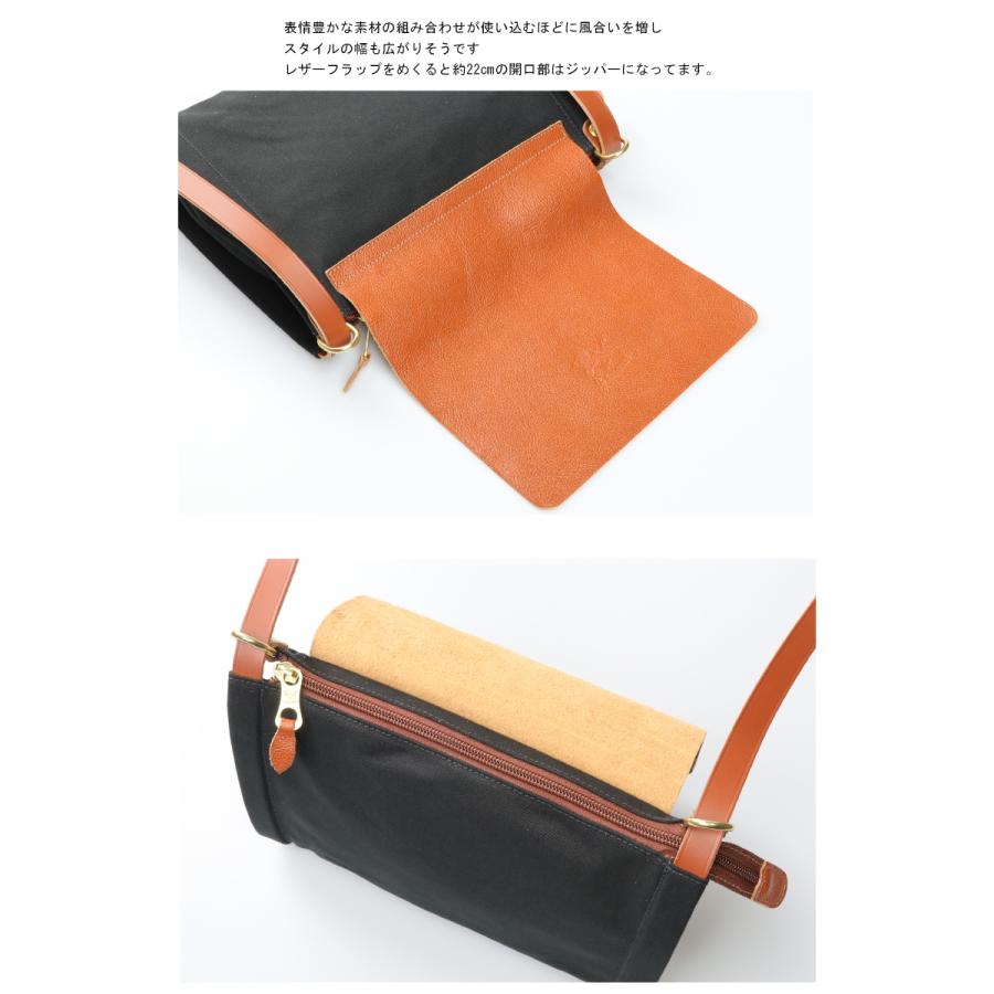 IL BISONTE（イルビゾンテ） バッグ レザーフラップショルダーバッグ