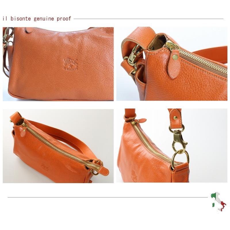 IL BISONTE イルビゾンテ バッグ レザーショルダーバッグ 2WAY IL BISONTE イルビゾンテ バッグ レザーショルダーバッグ 2WAY