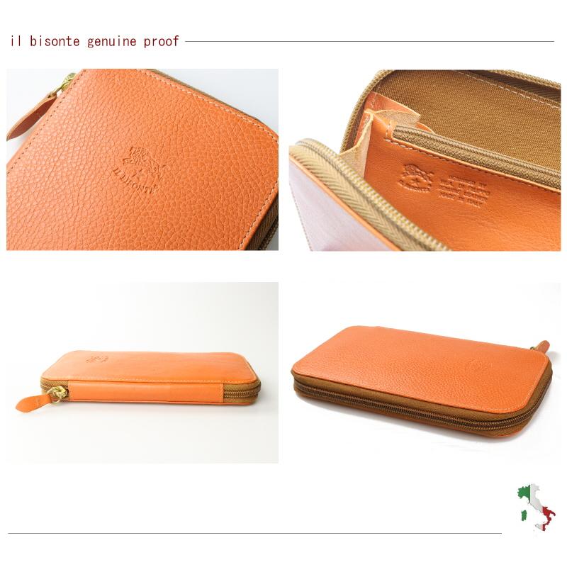 IL BISONTE（イルビゾンテ） ジップロングウォレット Type-A 長財布