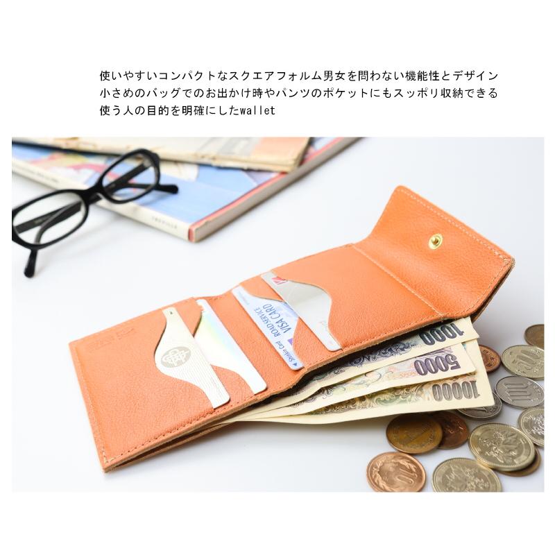 イルビゾンテ　2つ折レザースクエアウォレット 二つ折り財布 54_1_ 411465 メンズ レディース ( 商品番号 IB-411465 ) | IL BISONTE | 13