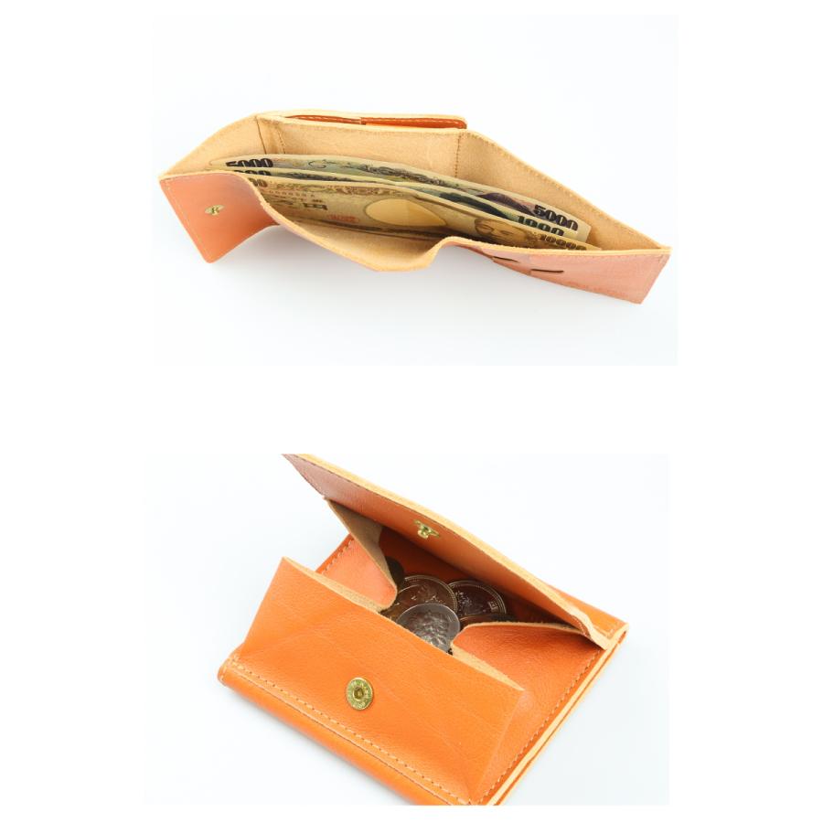 IL BISONTE（イルビゾンテ） 2つ折レザースクエアウォレット 二つ折り