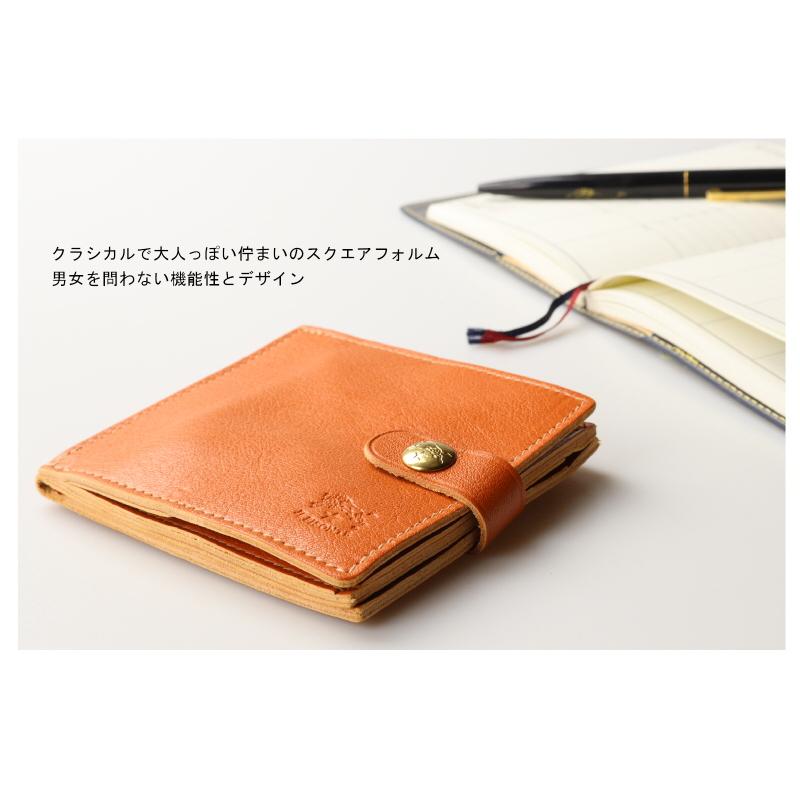 イルビゾンテ 財布 IL BISONTE　2つ折レザースクエアウォレット（ Type A ） 二つ折り財布 54_1_ 412228 メンズ レディース  ( 商品番 号 IB-412228 )の画像