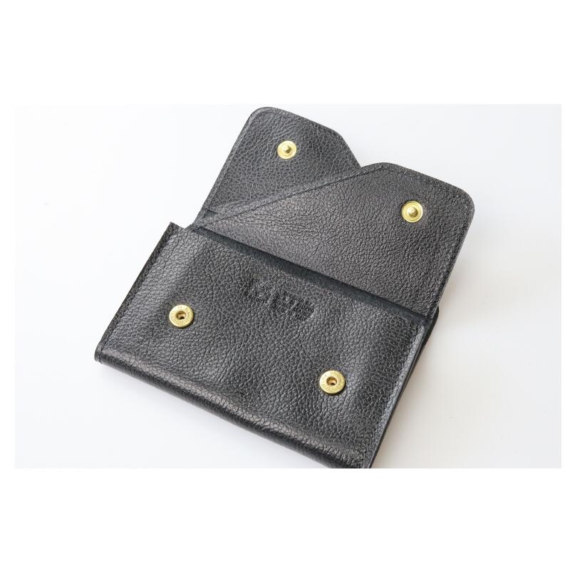 IL BISONTE（イルビゾンテ） カードケース 名刺入れ ダブルフラップ