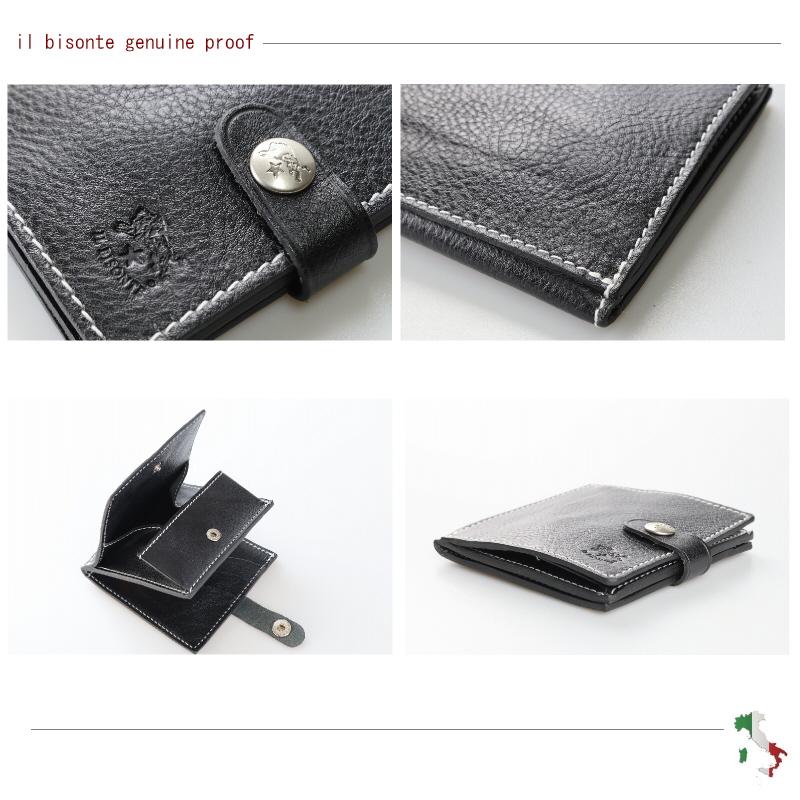 IL BISONTE（イルビゾンテ） 財布 ILBISONTE 2つ折りウォレット （ 白