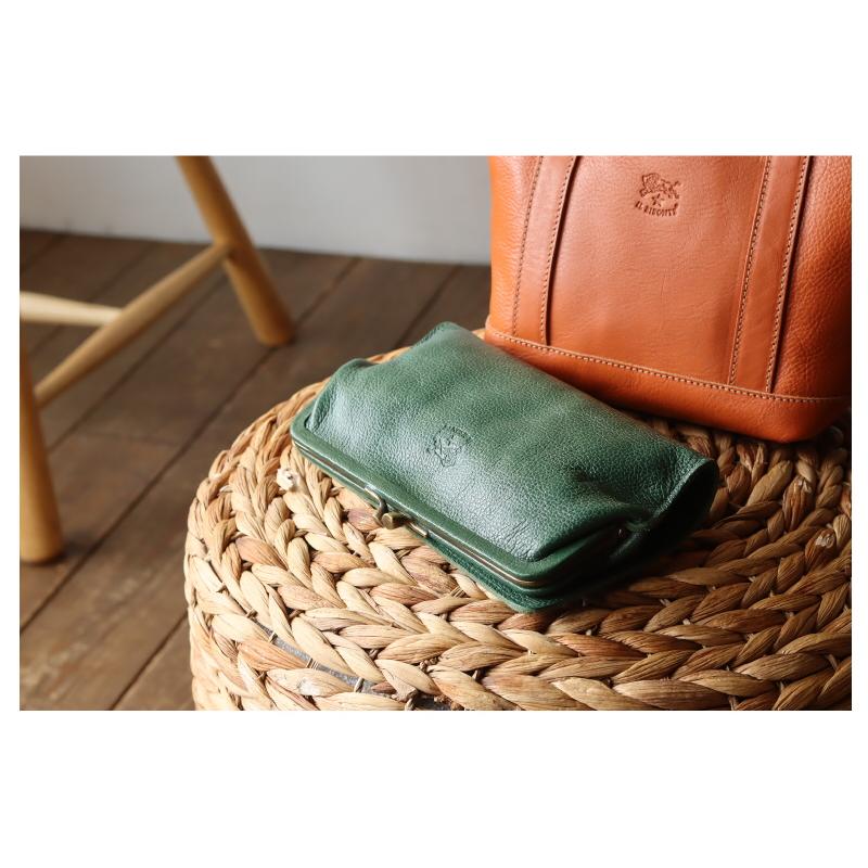 IL BISONTE（イルビゾンテ） 財布 ガマ口ロングウォレット 長財布