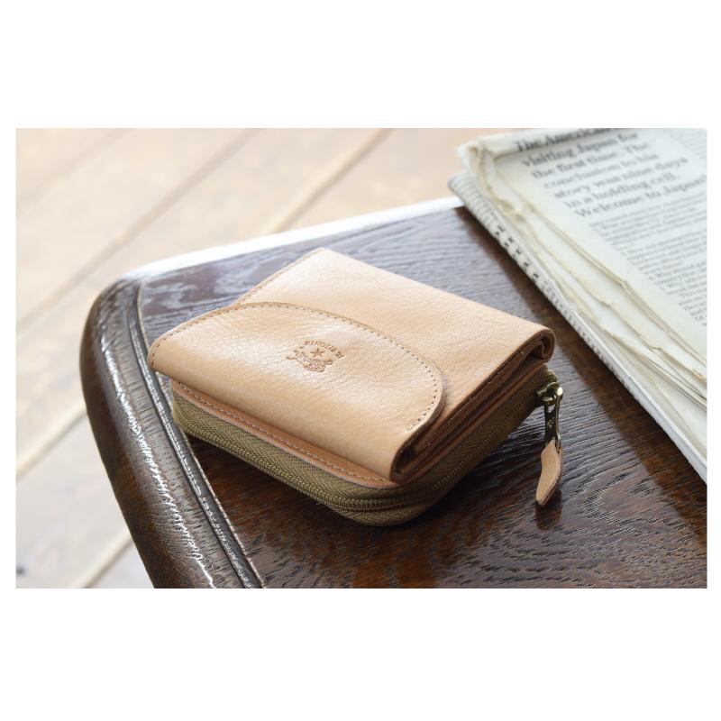 IL BISONTE（イルビゾンテ） 財布 二つ折りZipポケットレザー