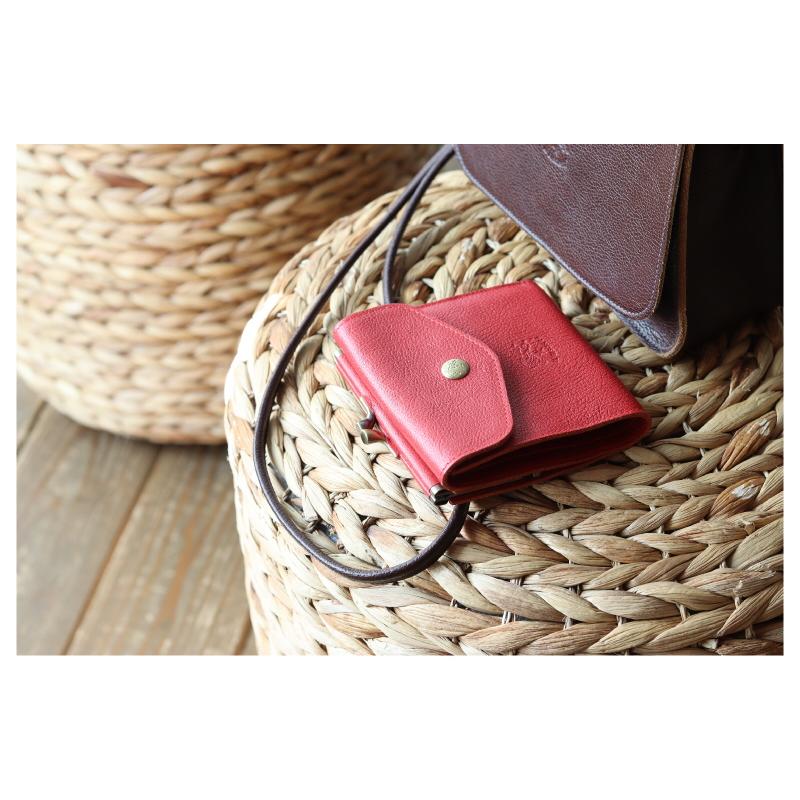 イルビゾンテ 財布 IL BISONTE 2つ折りガマ口ウォレット 二つ折り財布