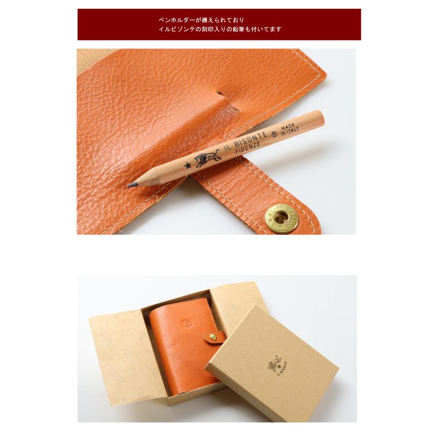 IL BISONTE（イルビゾンテ） 手帳 システム手帳カバー （ミニ6穴サイズ