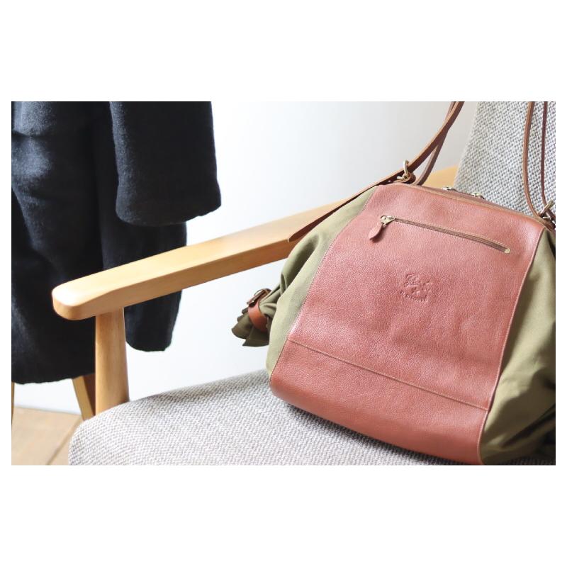 IL BISONTE（イルビゾンテ） バッグ レザーキャンディーバッグ（ L