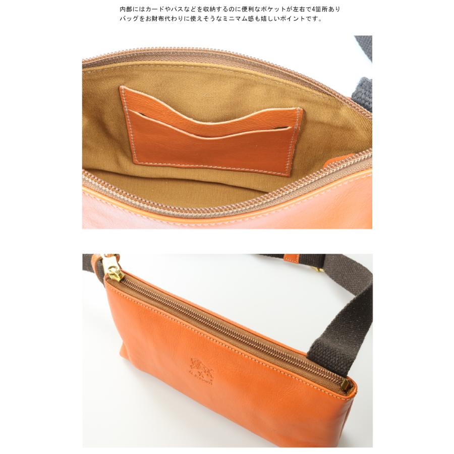 IL BISONTE イルビゾンテ　コットンストラップショルダーポーチ IL BISONTE イルビゾンテ バッグ コットンストラップショルダー