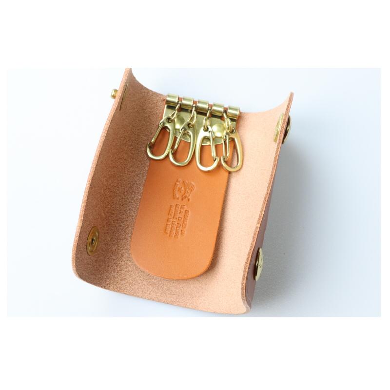 IL BISONTE（イルビゾンテ） キーケース スナップボタンキーケース