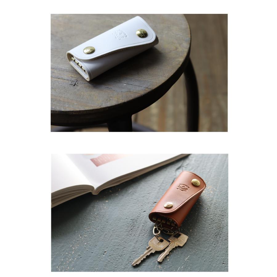 IL BISONTE イルビゾンテ キーケース スナップボタンキーケース