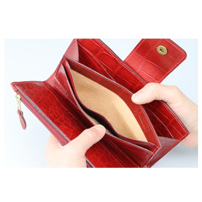 イルビゾンテ クロコダイルレザー 長財布 IL BISONTE（イルビゾンテ） 財布 レザーロングウォレット