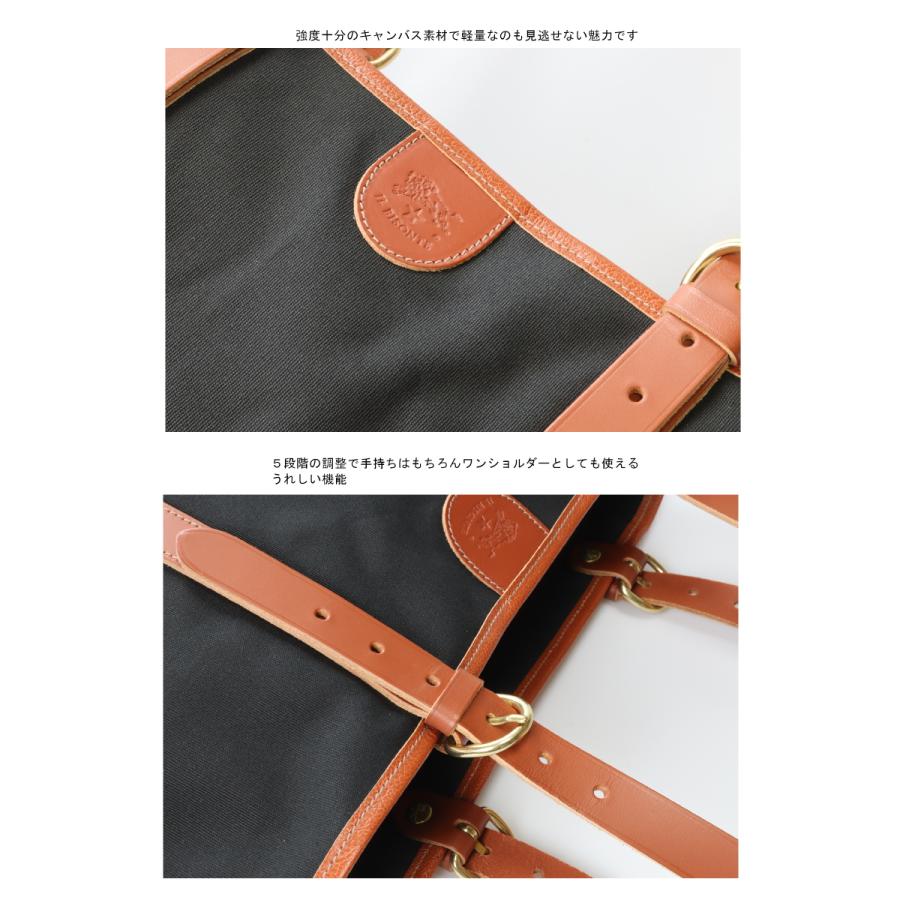 IL BISONTE（イルビゾンテ） バッグ スクエアキャンバス トート バッグ
