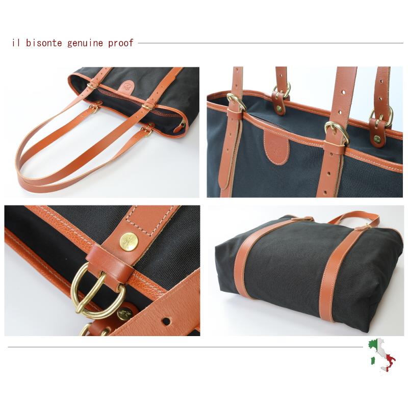 IL BISONTE イルビゾンテ バッグ スクエアキャンバス トート 54_1_