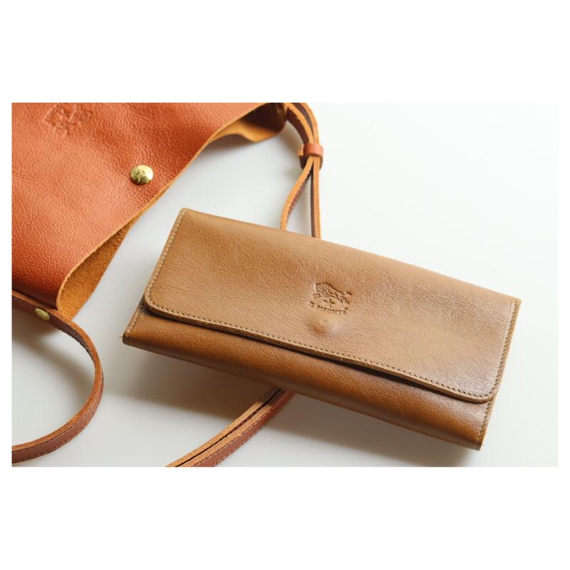 IL BISONTE（イルビゾンテ） 財布 IL BISONTE 3つ折り スリム ロング