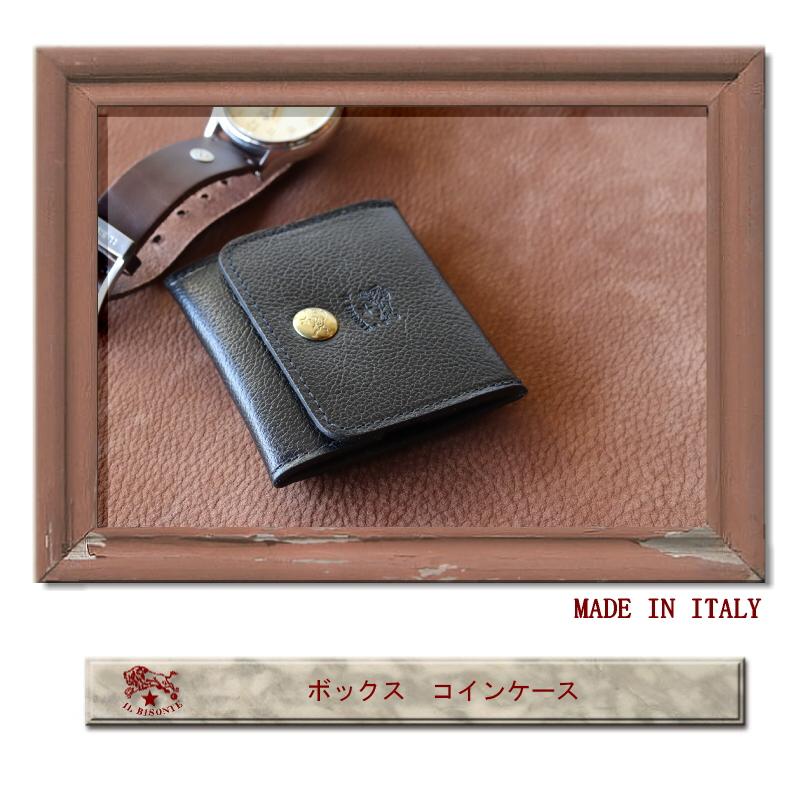 IL BISONTE イルビゾンテ 財布 コインケース ボックスコイン
