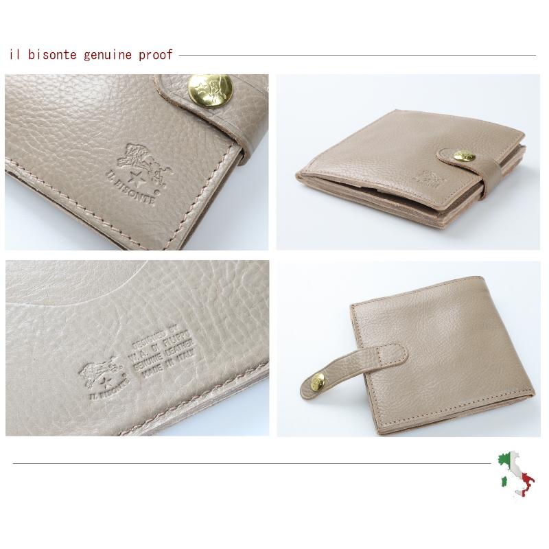 IL BISONTE（イルビゾンテ） 財布 IL BISONTE 2つ折スクエアウォレット