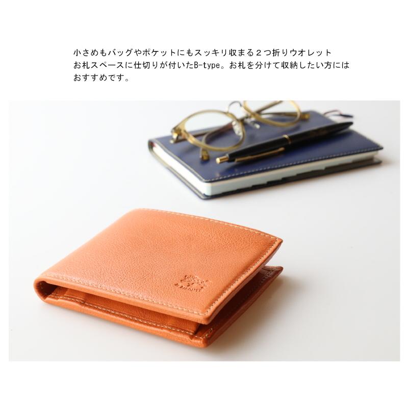 IL BISONTE イルビゾンテ 財布 2つ折ウォレットType-B(仕切り IL BISONTE イルビゾンテ 財布 2つ折ウォレットType-B(仕切り