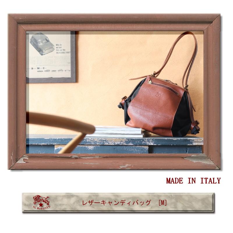 IL BISONTE（イルビゾンテ） バッグ レザーキャンディーバッグ（ M