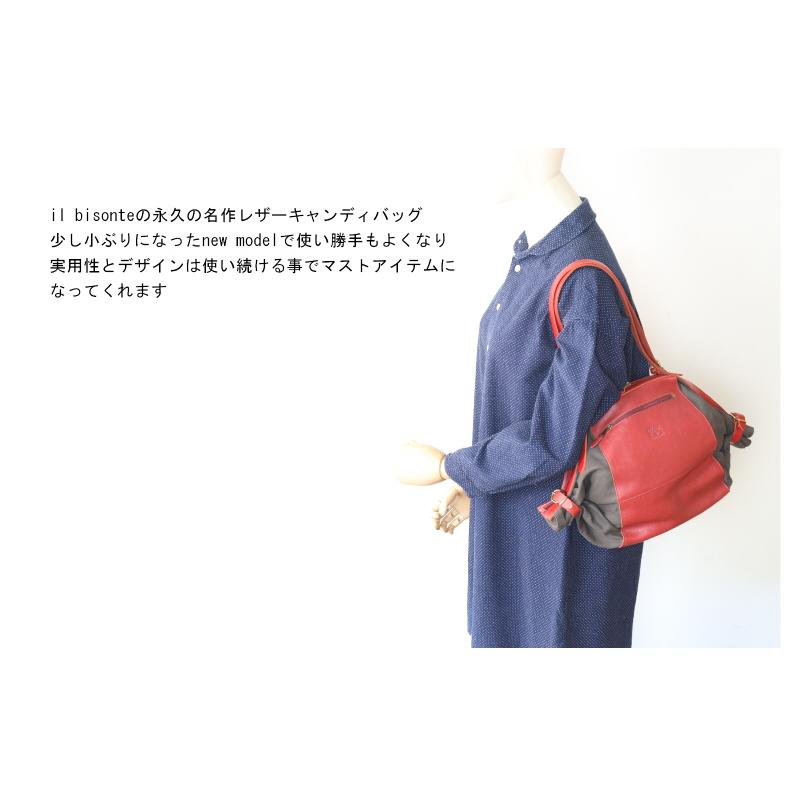 イルビゾンテ バッグ IL BISONTE レザーキャンディーバッグ（ Ｍ ） トートバッグ  54_1_ 5422301520 メンズ レディース ( 商品番号 IB-2-01520 )の画像