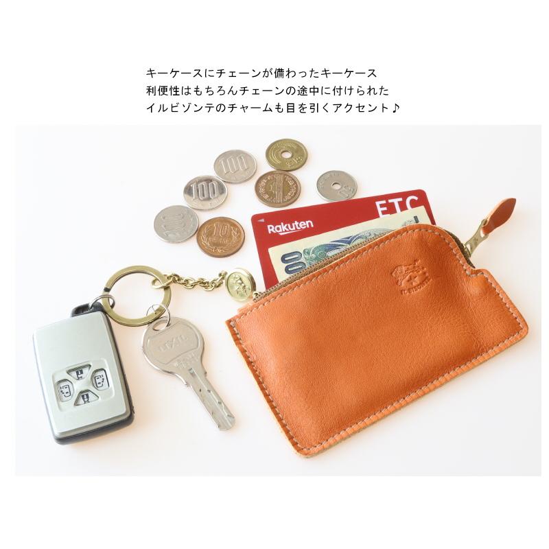 IL BISONTE（イルビゾンテ） キーケース チャームチェーンキーケース