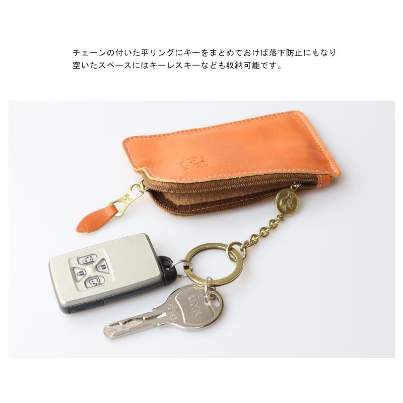 IL BISONTE（イルビゾンテ） キーケース チャームチェーンキーケース