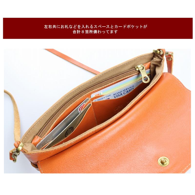 IL BISONTE イルビゾンテ バッグ ウォレットショルダーポーチ