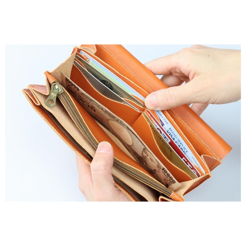 IL BISONTE（イルビゾンテ） 財布 ロング ハーフフラップウォレット 長