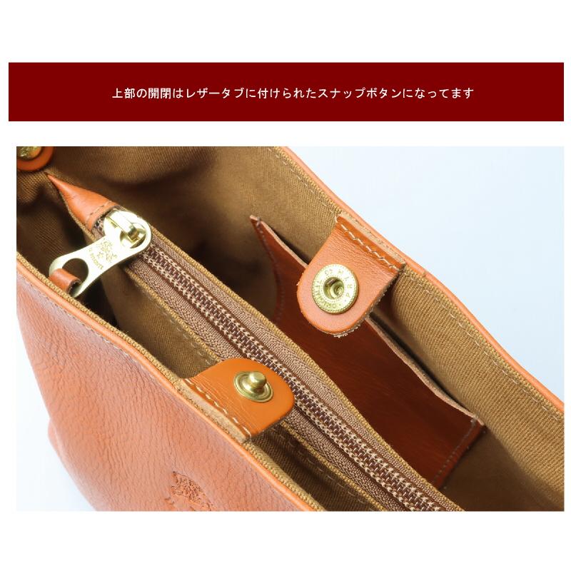 IL BISONTE イルビゾンテ バッグ スナップ ショルダーポーチ