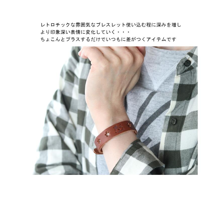 イルビゾンテ ブレスレット IL BISONTE スターパンチングブレスレット 54_1_ 5422300297 レディース ( 商品番号 IB-2-00297 )の画像