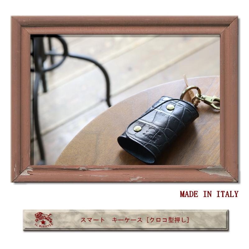 IL BISONTE（イルビゾンテ） キーケース スマートキーケース（型押し