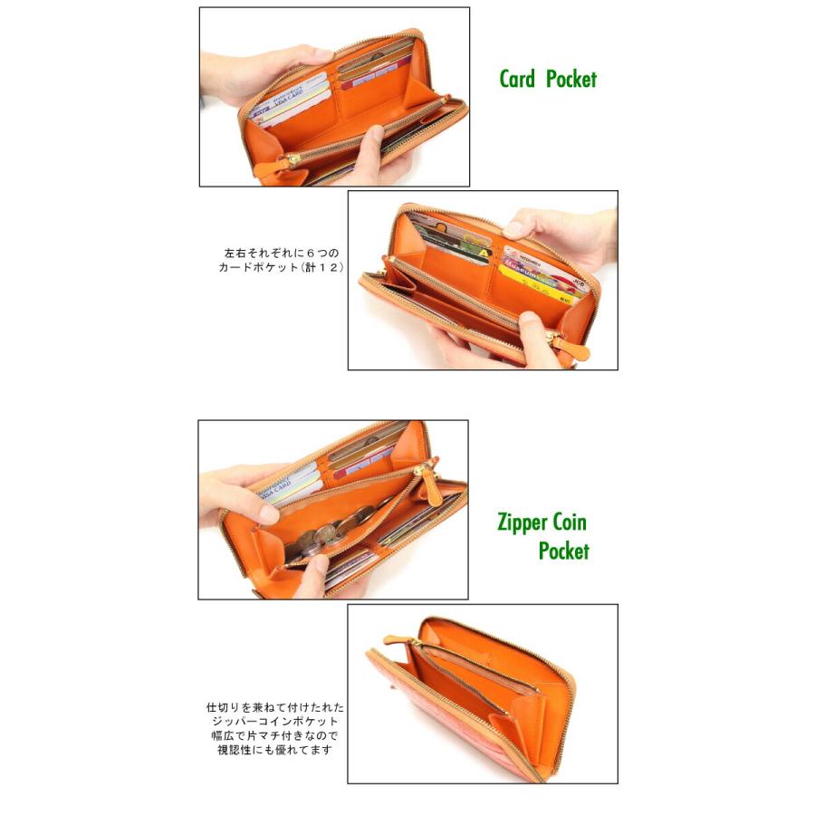 Felisi（フェリージ） 財布 ラウンドファスナーウォレット ( 型押し