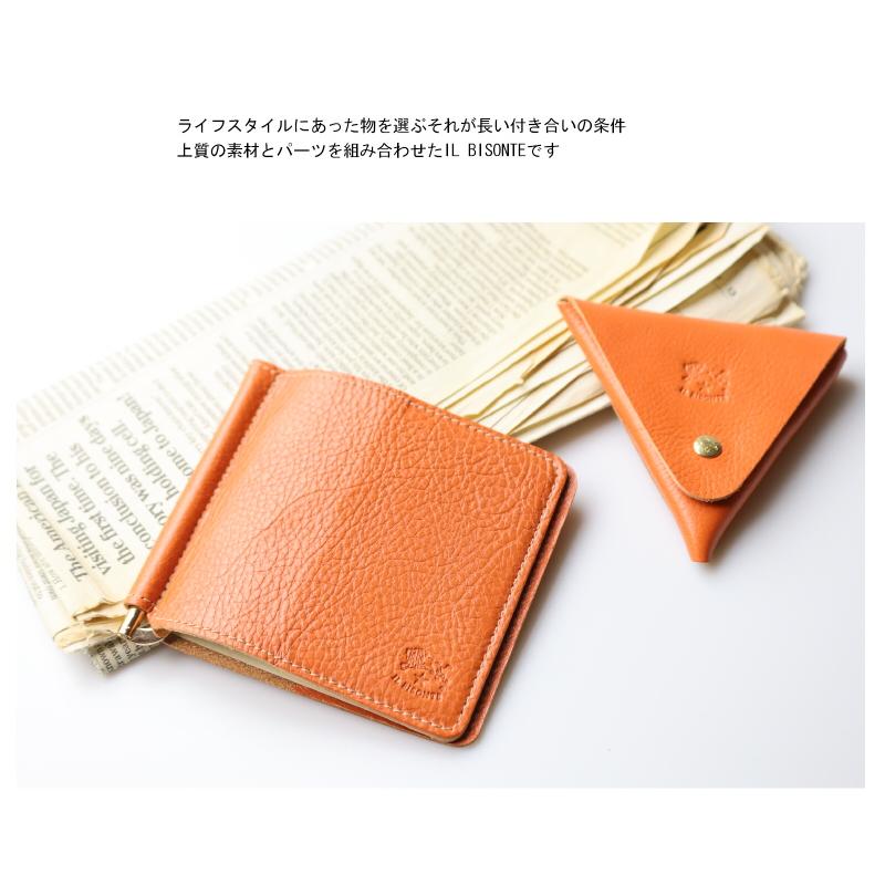 IL BISONTE（イルビゾンテ） マネークリップ 財布 二つ折り財布 小銭
