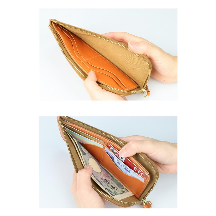 IL BISONTE（イルビゾンテ） 財布 フラットレザーロングウォレット 長