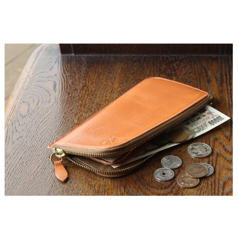 IL BISONTE（イルビゾンテ） 財布 フラットレザーロングウォレット 長 