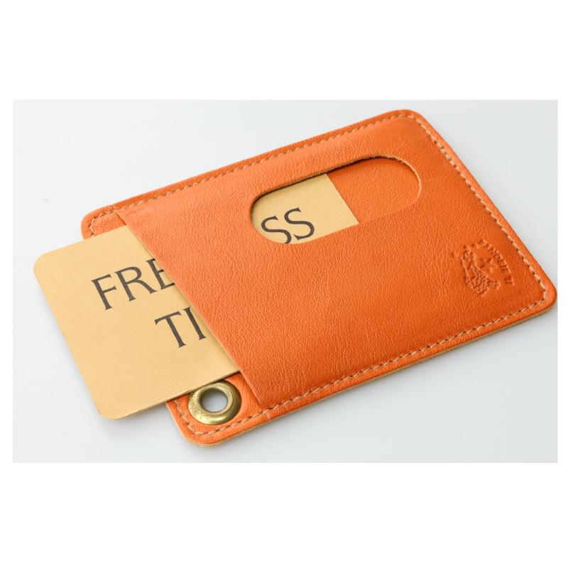 IL BISONTE（イルビゾンテ） カードケース 名刺入れ ハトメ付きカード