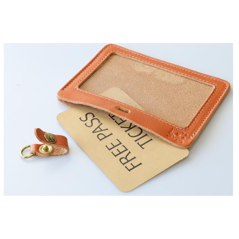 IL BISONTE（イルビゾンテ） カードケース 名刺入れ スナップ ネーム