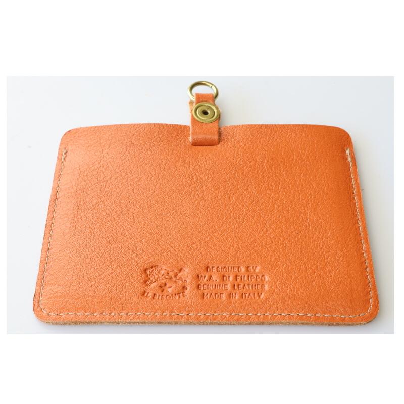 IL BISONTE（イルビゾンテ） カードケース 名刺入れ スナップ ネーム