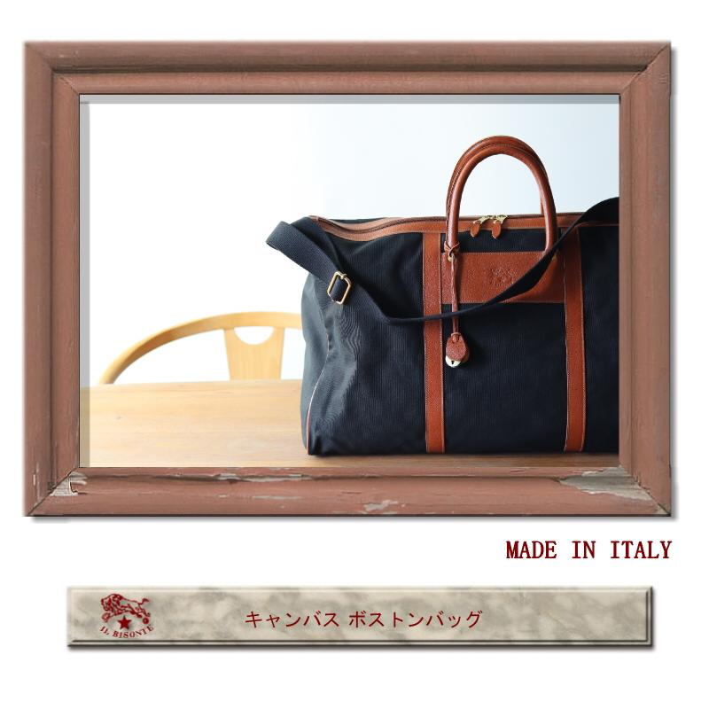 IL BISONTE（イルビゾンテ） バッグ キャンバスボストンバッグ