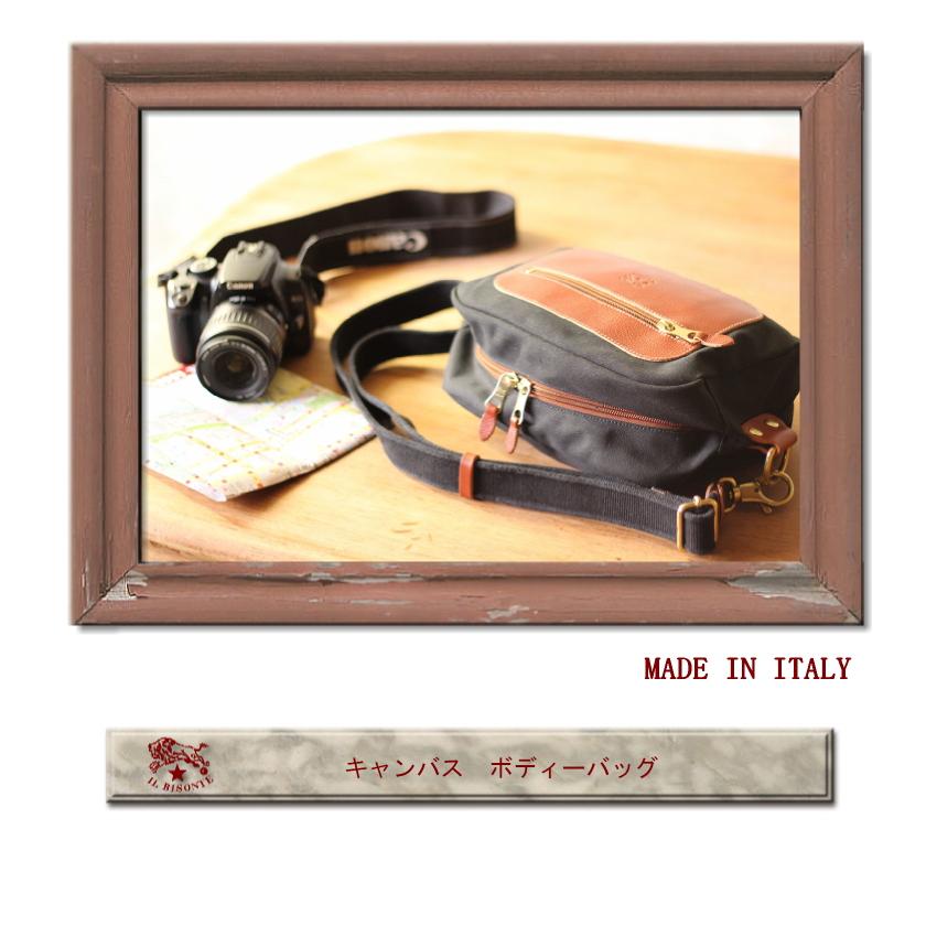 IL BISONTE（イルビゾンテ） バッグ キャンバス ボディーバッグ