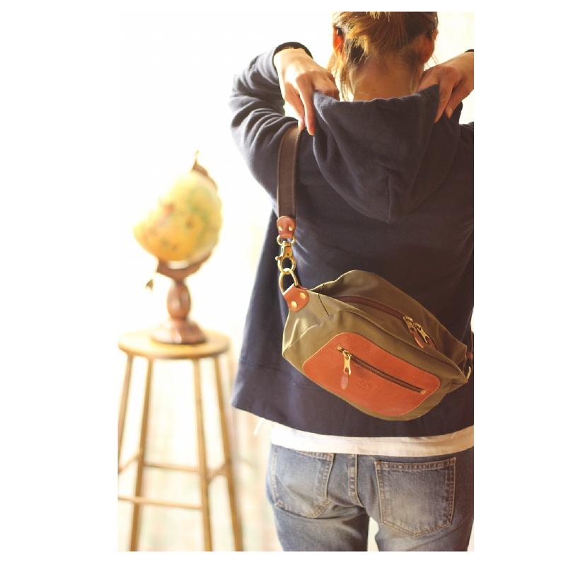 IL BISONTE（イルビゾンテ） バッグ キャンバス ボディーバッグ