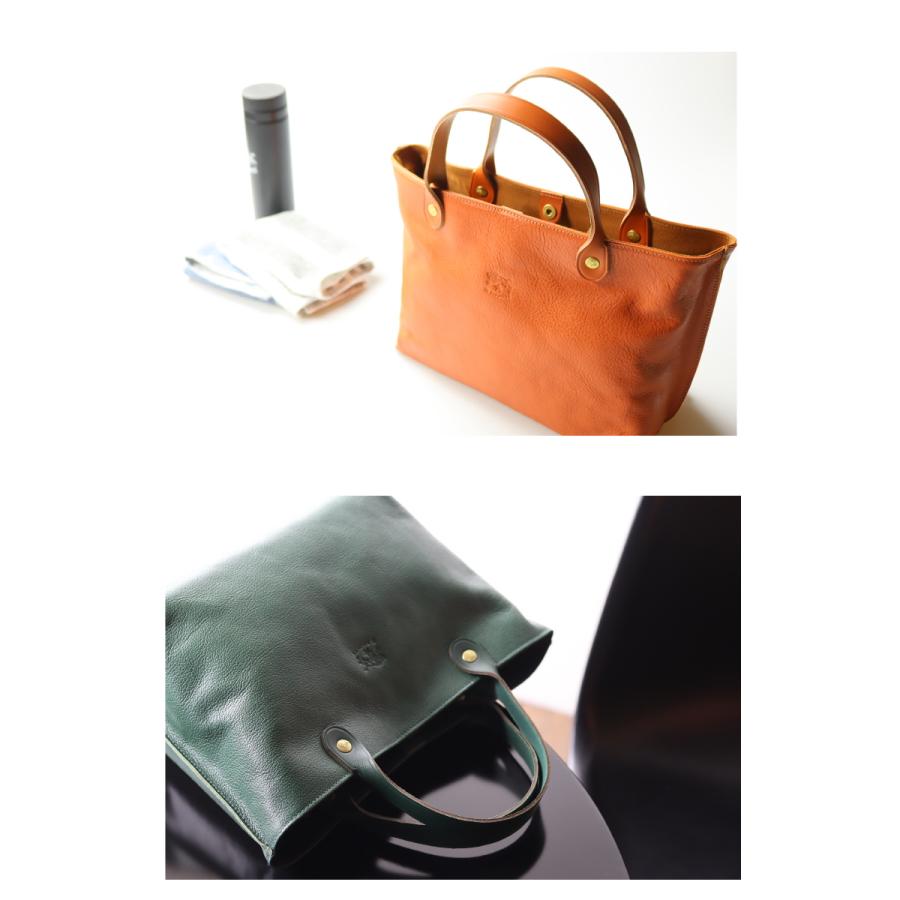 IL BISONTE イルビゾンテ バッグ スクエアレザートート トート