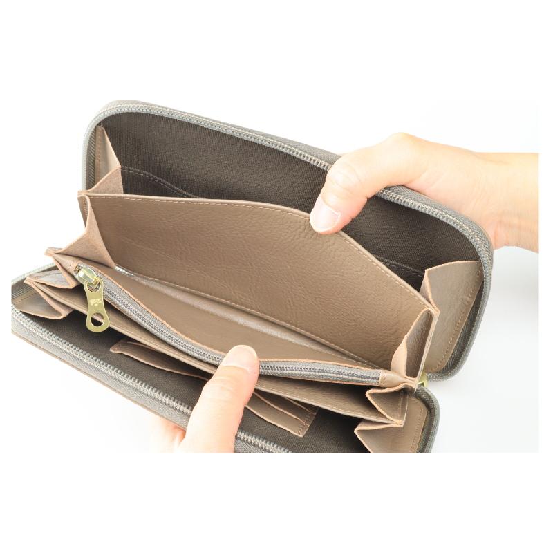 IL BISONTE イルビゾンテ 財布 ジップロングウォレット Type-B 長財布  