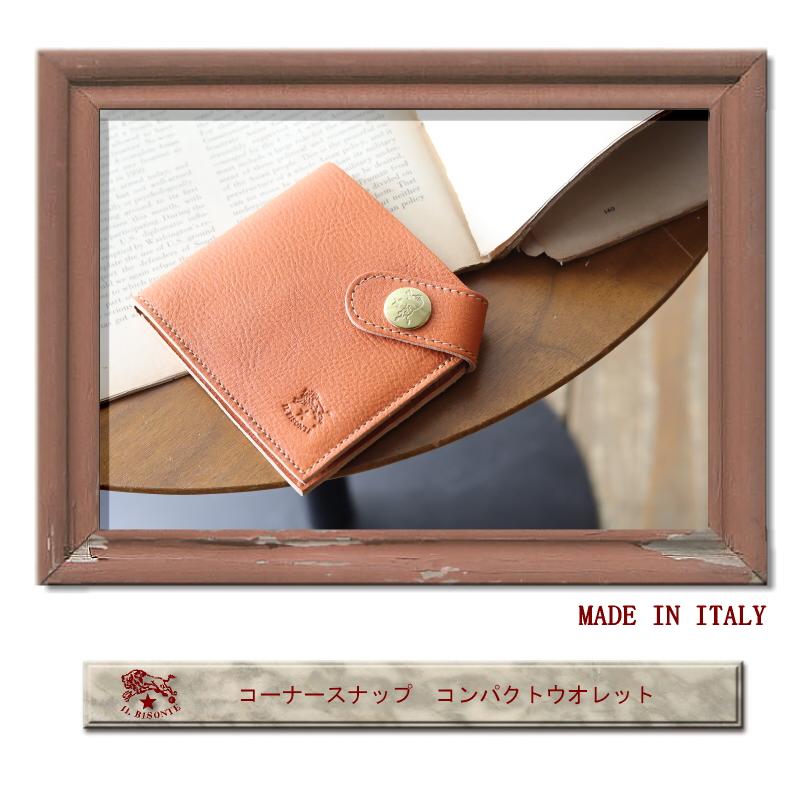 IL BISONTE（イルビゾンテ） 財布 コーナースナップコンパクト