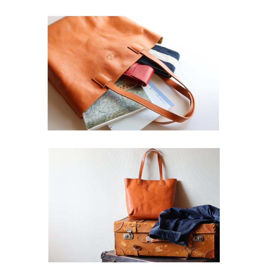 IL BISONTE（イルビゾンテ） バッグ オールレザートート ナロー