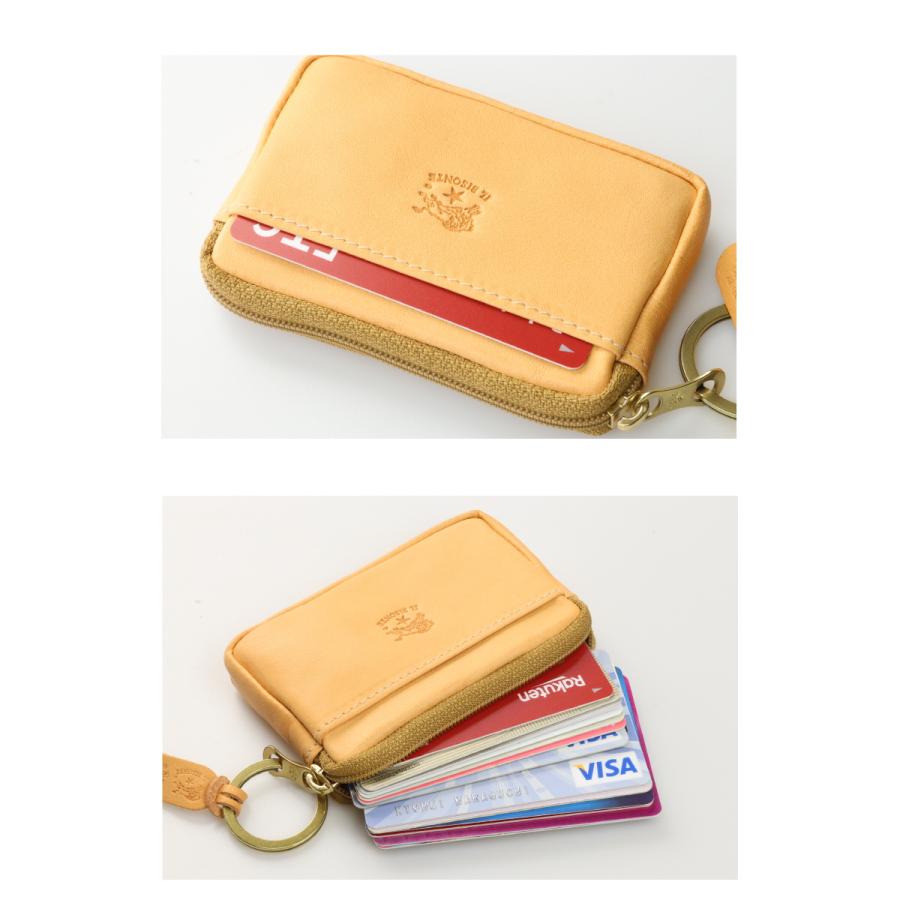 新品未使用　イルビゾンテ　ケース IL BISONTE イルビゾンテ キーケース チャームチェーンキー