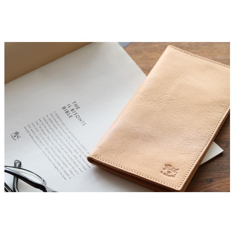 IL BISONTE ベージュ 長財布 保存袋付き IL BISONTE（イルビゾンテ） 財布 スクエアロングウォレット（コイン