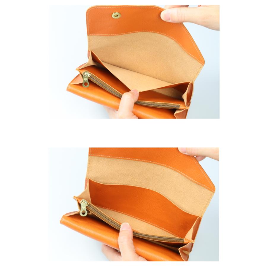 IL BISONTE（イルビゾンテ） 財布 ダブルフラップ ロングウォレット 長