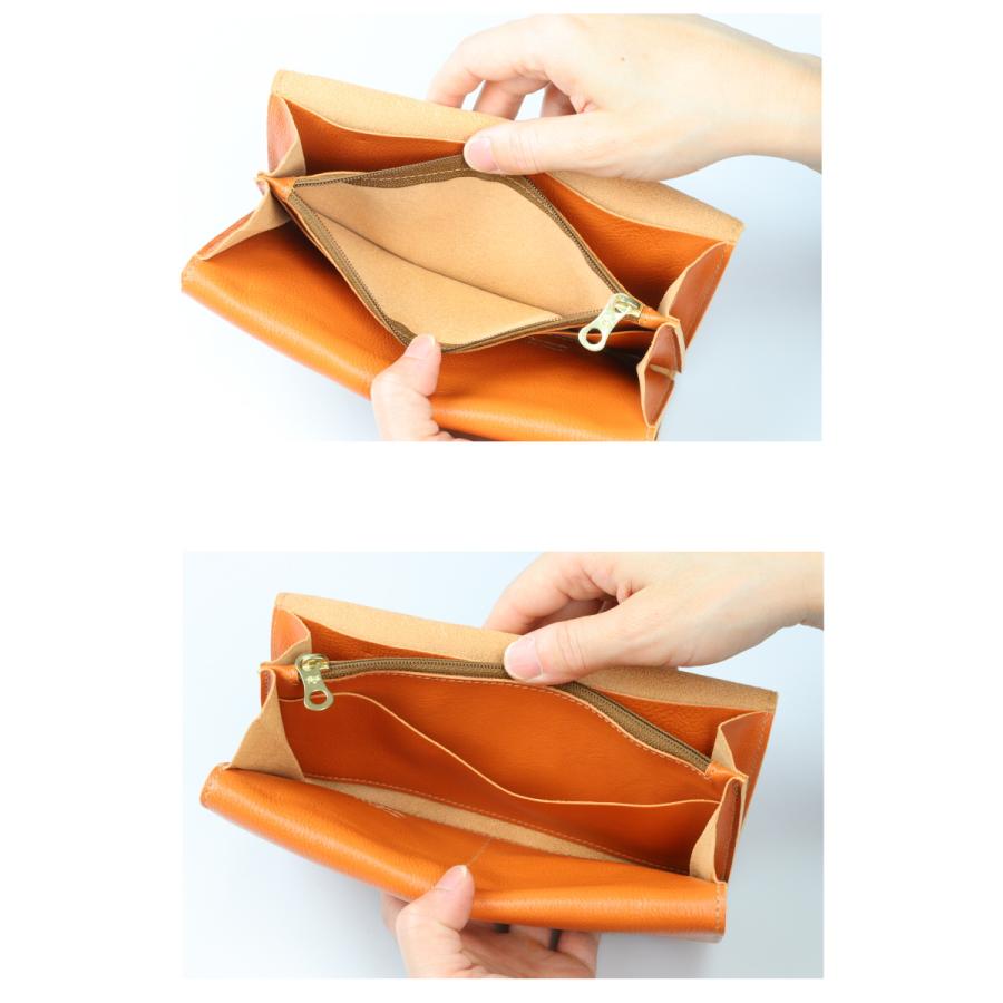 IL BISONTE（イルビゾンテ） 財布 ダブルフラップ ロングウォレット 長